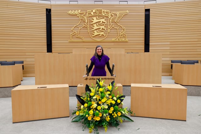 Angekommen im Landtag